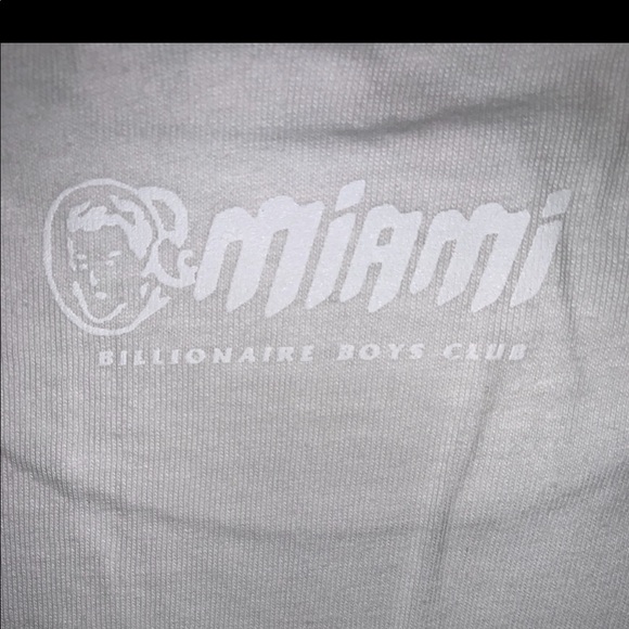 BBC BILLIONAIRE BOYS CLUB WHITE MIAMI T SHIRT - Picture 3 of 5